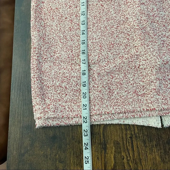 ann taylor red and white marble skirt - Picture 6 of 13